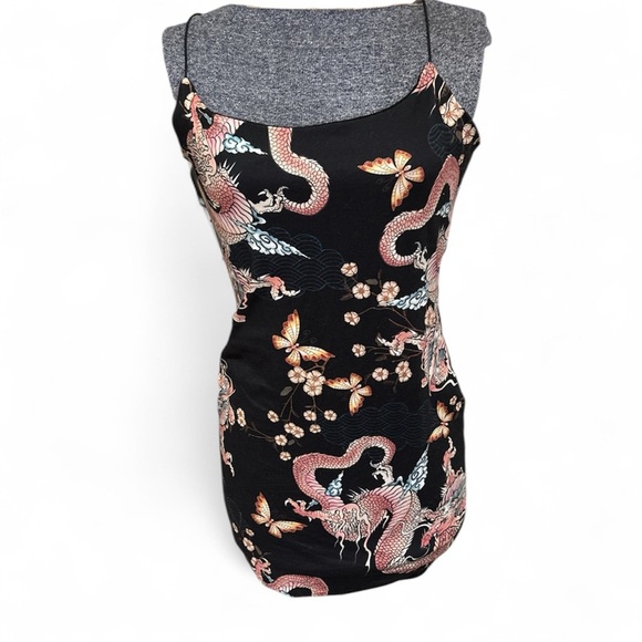 Papermoon Dresses & Skirts - Papermoon Black Garment with Intricate Print